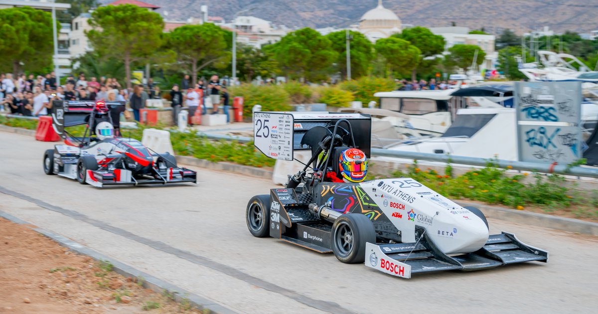 Formula Student Festival 2026: Επίδειξη μονοθεσίων στη Γλυφάδα — Δείτε LIVE