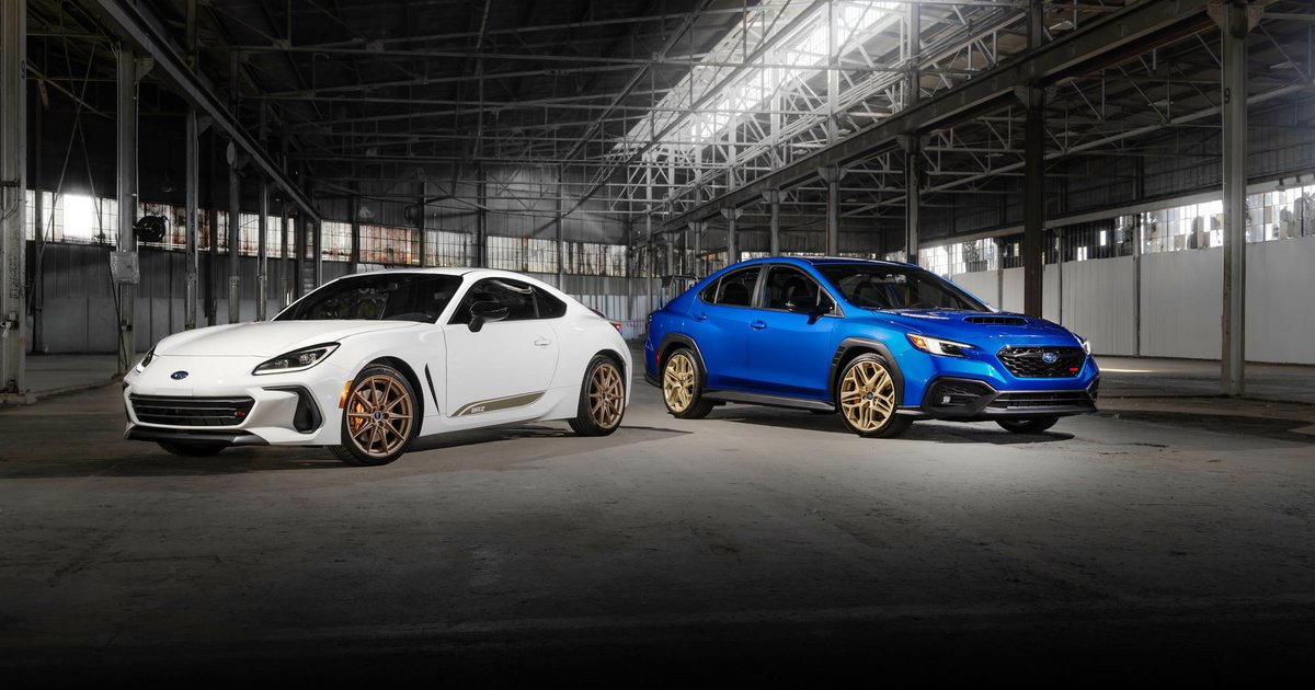 WRX GD25 και BRZ ZC15: Subaru αποκαλύπτει περιορισμένες επετειακές εκδόσεις
