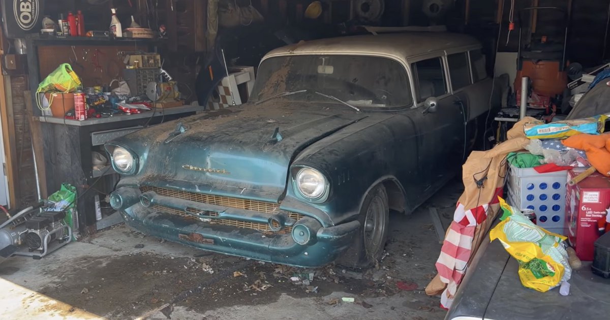 Chevrolet Bel Air 1957: Πλύθηκε και αποκαλύφθηκε μετά από 30 χρόνια