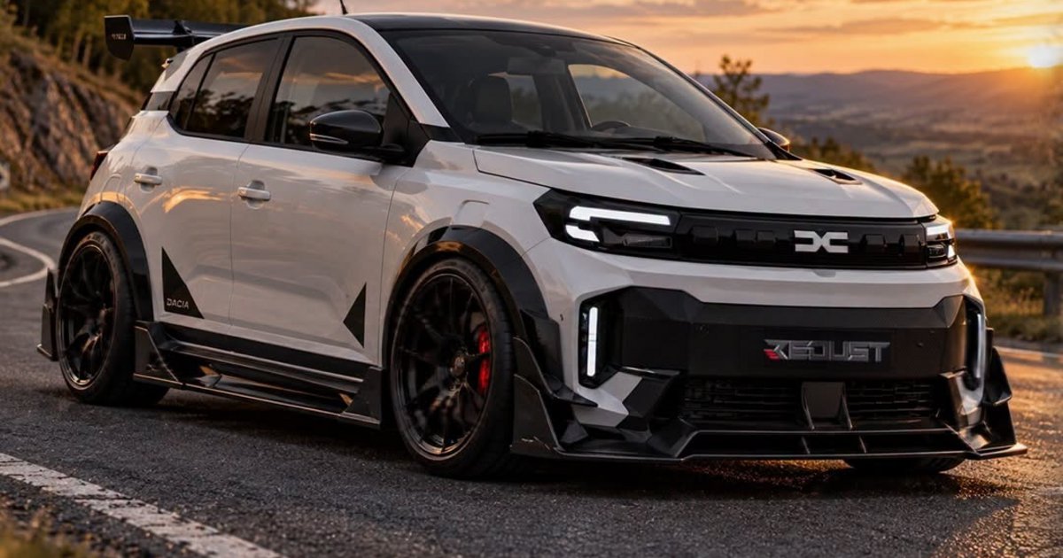 Dacia Spring: η Carpoint δείχνει αγωνιστικό widebody — μόνο ως ψηφιακό render